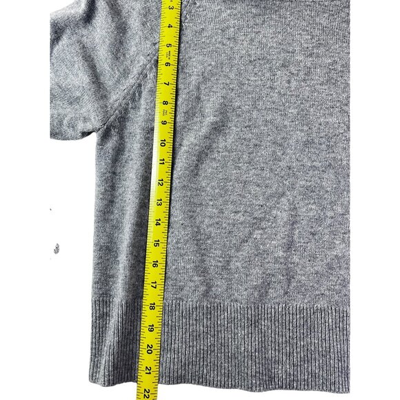 Paige Free People Womens Gray Wool Izabella Cowl Neck Off Shoulder Sweater Top M - Picture 5 of 16